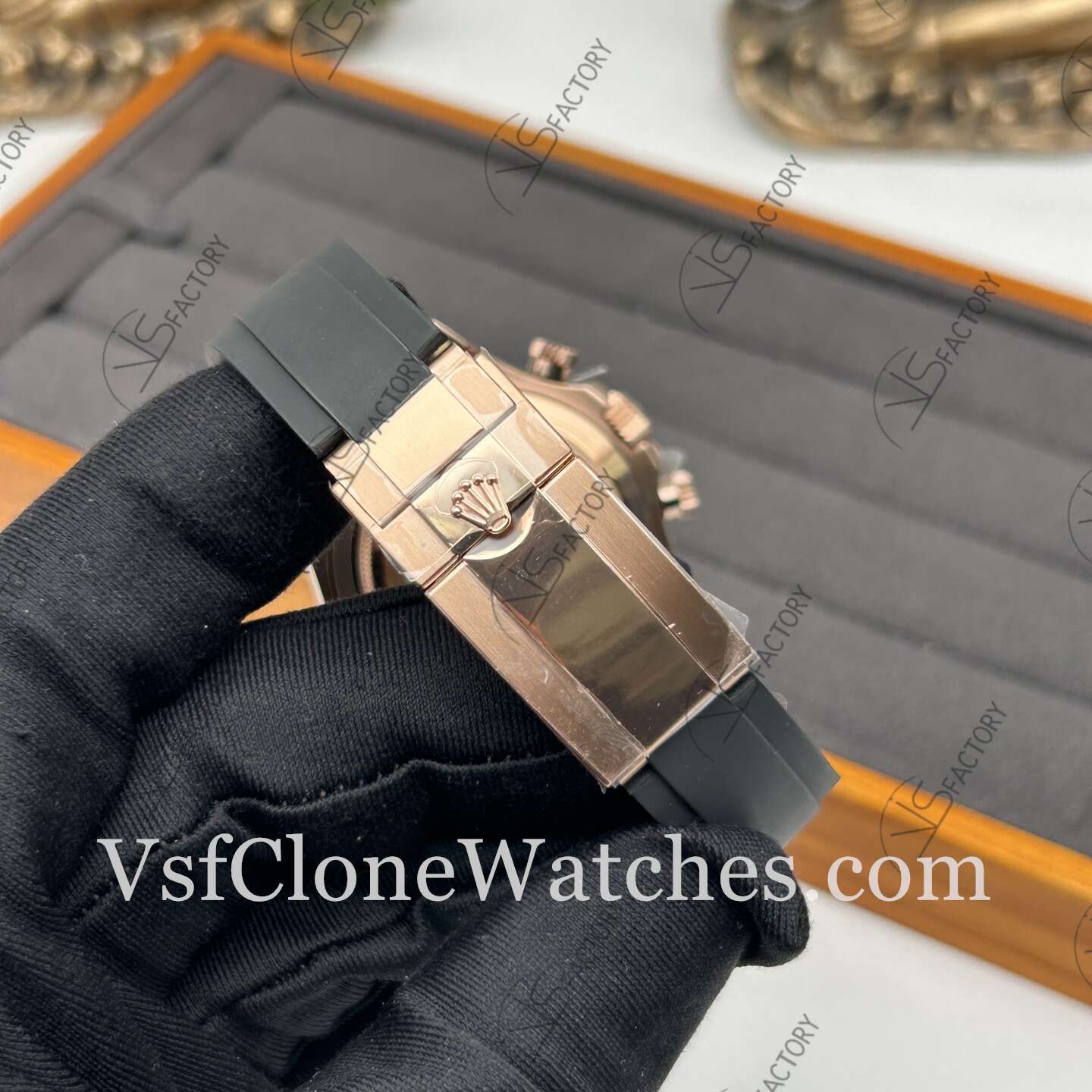 Super Clone Watches – Rolex Daytona Brown Dial M116515LN-0041 4130 Movement 40mm - Image 8