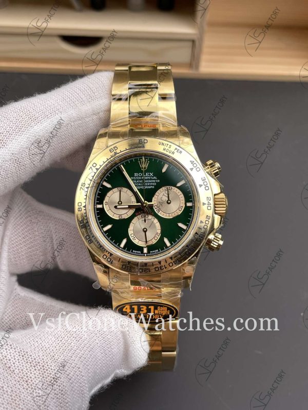 Super Clone Watches 1:1 Rolex Daytona Green Dial M126508-0008